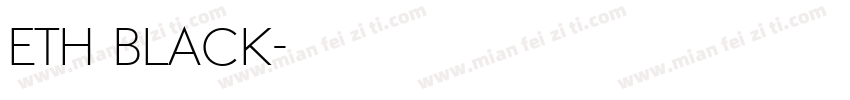 ETH Black字体转换